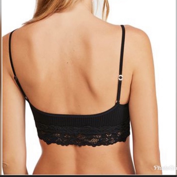 LAST ONE💥FREE PEOPLE STEVIE LACE TRIM BRALETTE - Picture 3 of 4